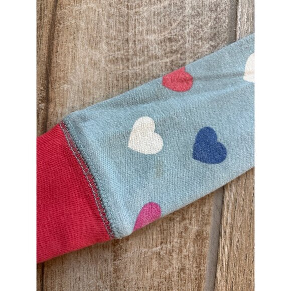 Mini Boden Hearts Glow In The Dark Pajamas Sz 5 - Picture 6 of 7